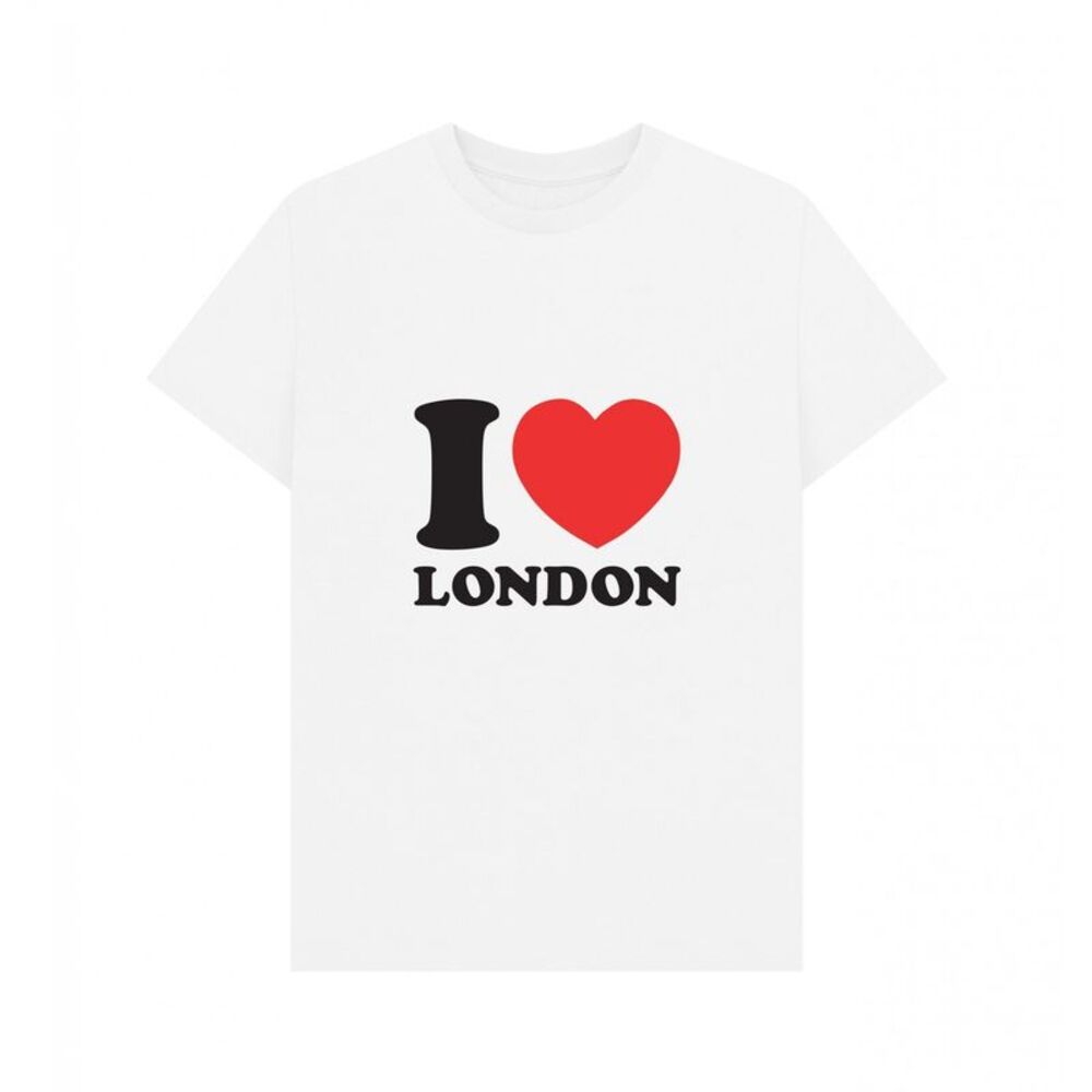 Apoh Unisex Adult I Heart London T-Shirt / White